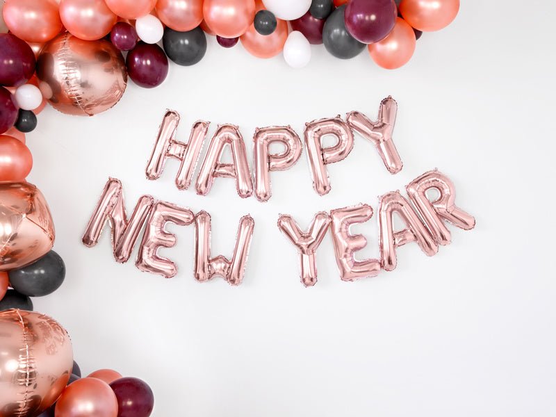 Folie Ballon Letter A Rose Goud Leeg 35cm van Partydeco koop je bij Partywinkel