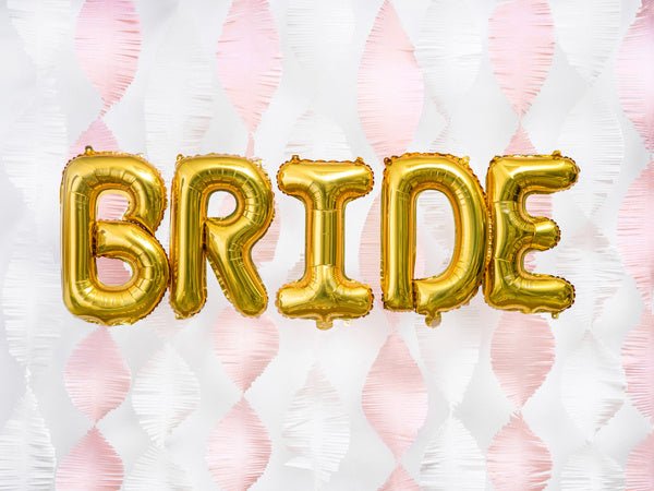 Folie Ballon Letter D Goud Leeg 35cm van Partydeco koop je bij Partywinkel