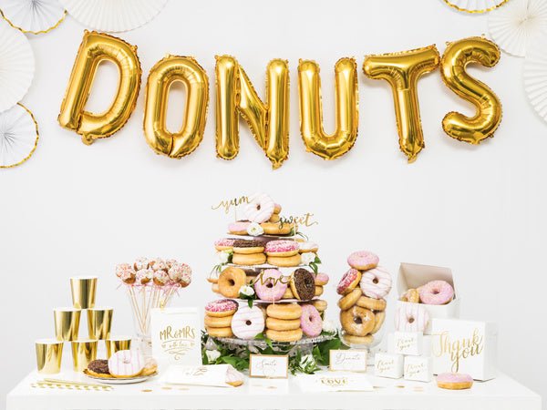 Folie Ballon Letter O Goud Leeg 35cm van Partydeco koop je bij Partywinkel