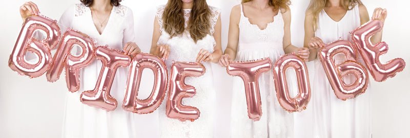 Folie Ballon Letter R Rose Goud Leeg 35cm van Partydeco koop je bij Partywinkel