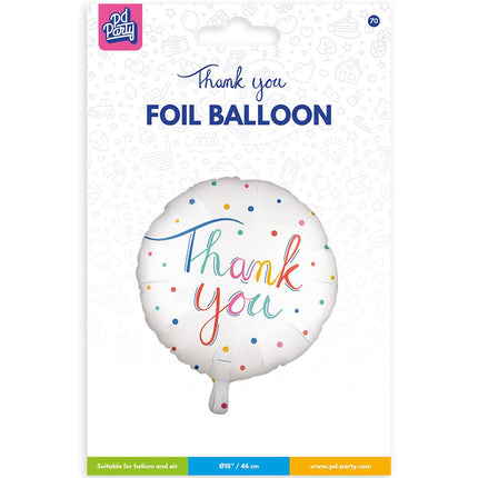 Folie ballon - Thank you van Paper Dreams koop je bij Partywinkel