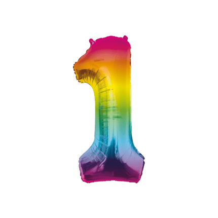 Folie Balloon 86cm 1 Regenboog van Paper Dreams koop je bij Partywinkel
