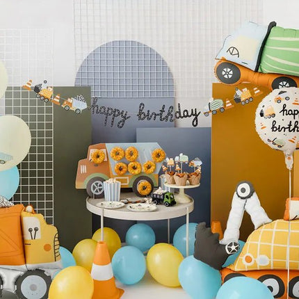 Folieballon Betonmolen, 81x48 cm, mix van Partydeco koop je bij Partywinkel