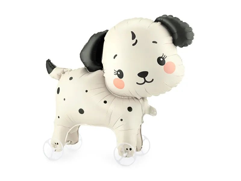Folieballon Hondje op wieltjes, 70x59 cm, mix van Partydeco koop je bij Partywinkel