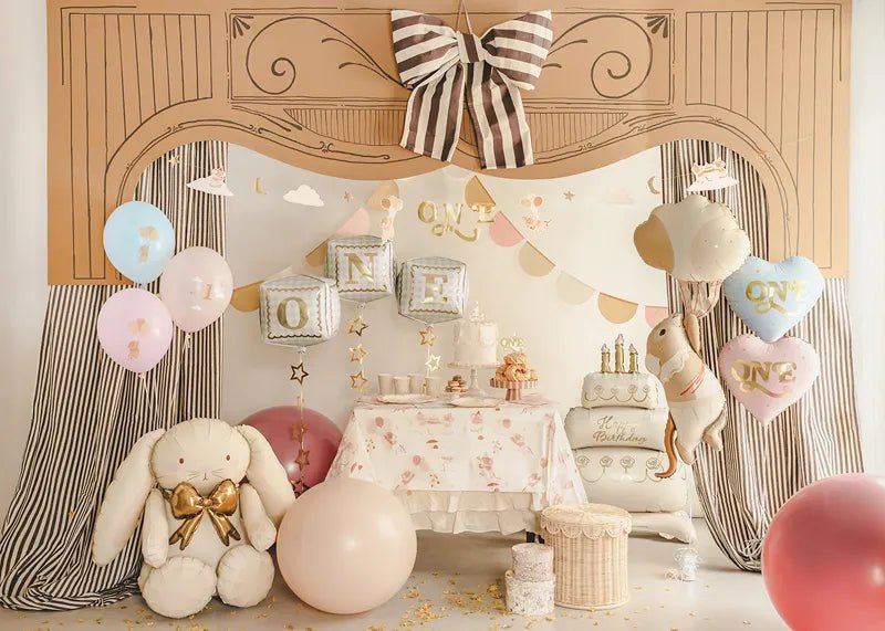 Folieballon Muis met ballonnen, 44x104 cm, mix van Partydeco koop je bij Partywinkel