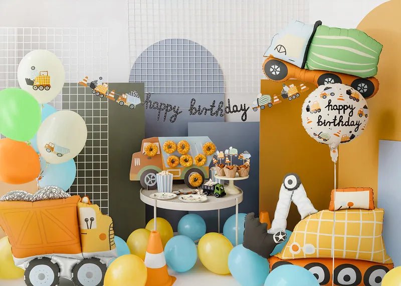 Folieballon Vrachtwagen, 87x69 cm, mix van Partydeco koop je bij Partywinkel
