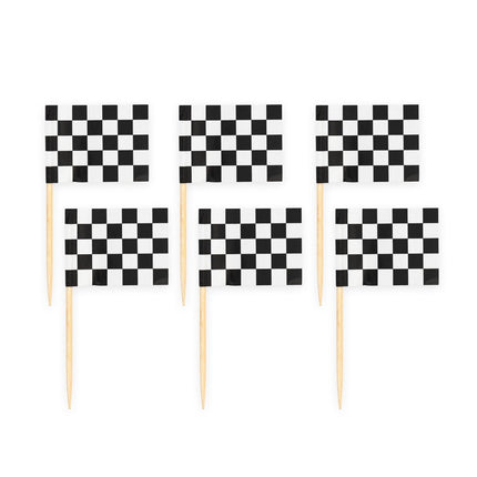 Formule 1 Cocktailprikkers Race 6cm 50st van WeFiesta koop je bij Partywinkel