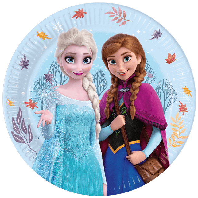 Frozen Borden 23cm 8st van Procos koop je bij Partywinkel