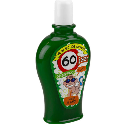 Fun Shampoo 60 Jaar Man 350ml van Paper Dreams koop je bij Partywinkel