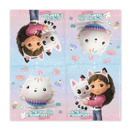 Gabby'S Dollhouse Servetten 33cm 20st van Partydeco koop je bij Partywinkel
