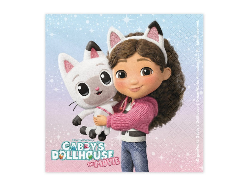 Gabby'S Dollhouse Servetten 33cm 20st van Partydeco koop je bij Partywinkel