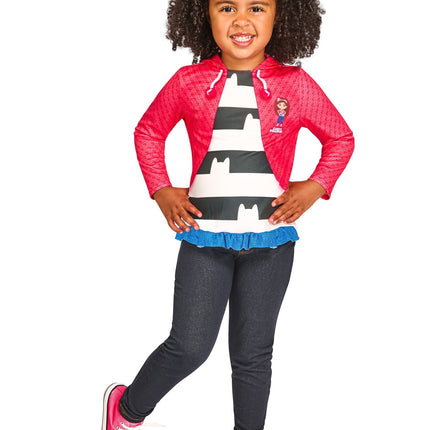 Gabby's Dollhouse Top And Headband Kostuum Meisjes