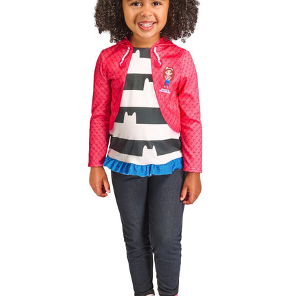 Gabby's Dollhouse Top And Headband Kostuum Meisjes