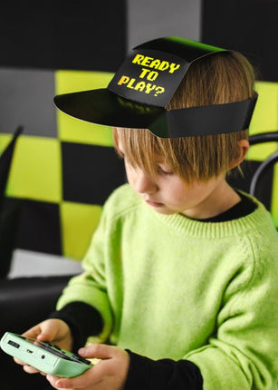 Gaming Party Hoed 38cm 6st van Partydeco koop je bij Partywinkel