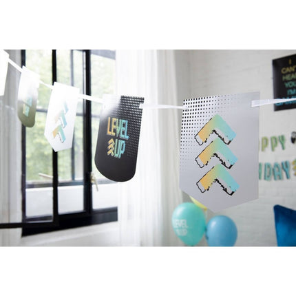 Gaming Party Slinger Happy Birthday 1,6m van Folat koop je bij Partywinkel