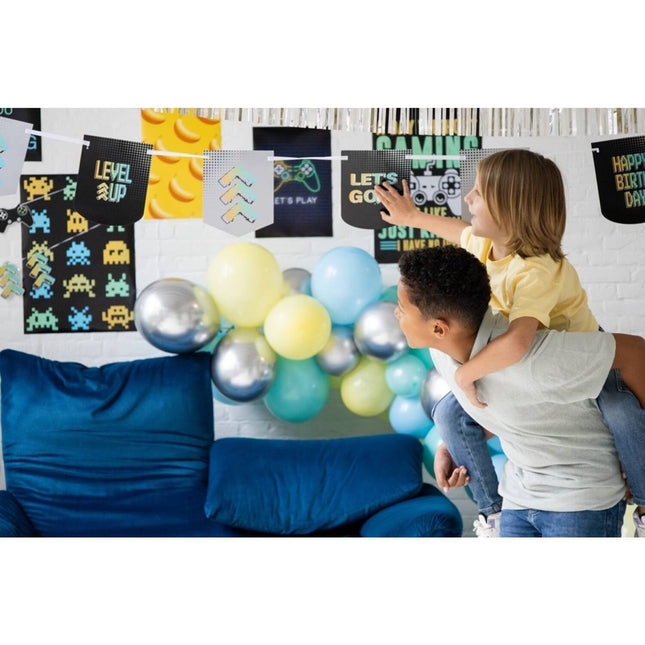 Gaming Party Slinger Happy Birthday 1,6m van Folat koop je bij Partywinkel