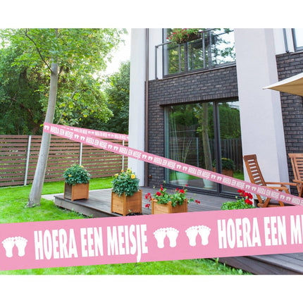 Geboorte Afzetlint Meisje 15m van Folat koop je bij Partywinkel