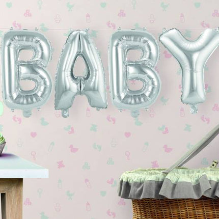 Geboorte Ballonnen Letter Set Baby 36cm van Folat koop je bij Partywinkel