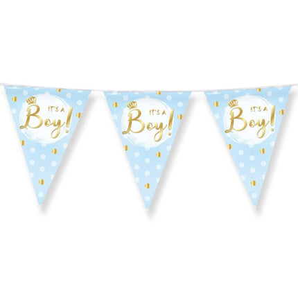 Geboorte Slingers It's A Boy 10m van Paper Dreams koop je bij Partywinkel