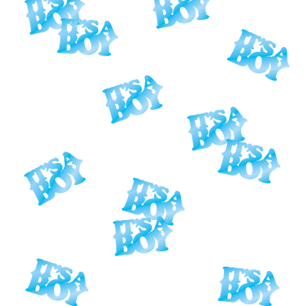 Geboorte Tafelconfetti Lichtblauw 14gr van Paper Dreams koop je bij Partywinkel