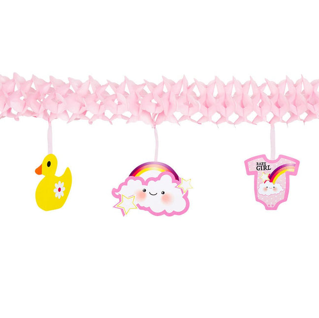 Geboorteslinger Meisje Baby Girl Onderhangers 4m van Boland koop je bij Partywinkel