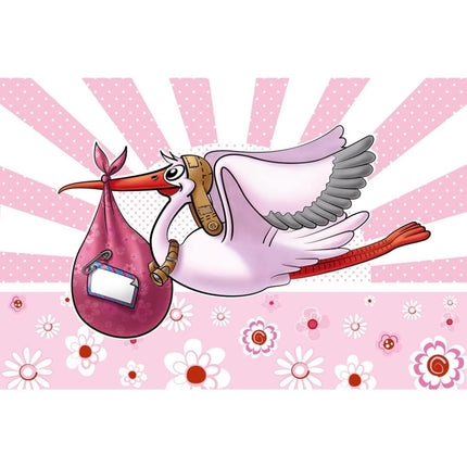 Geboortevlag Meisje 90cm van Folat koop je bij Partywinkel