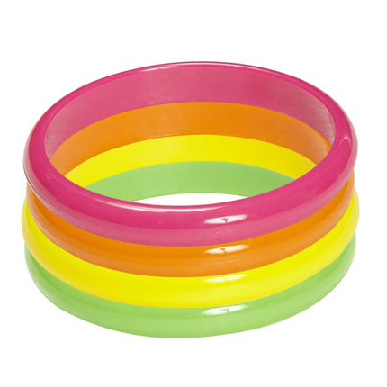 Gekleurde Armband 4 delig van Widmann koop je bij Partywinkel