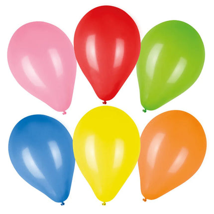 Gekleurde Ballonnen 23cm 50st van Boland koop je bij Partywinkel
