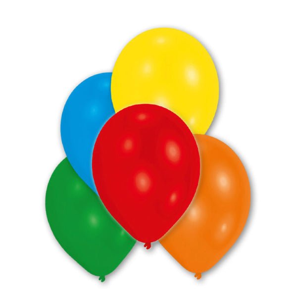 Gekleurde Ballonnen 27cm 10st van Riethmueller koop je bij Partywinkel