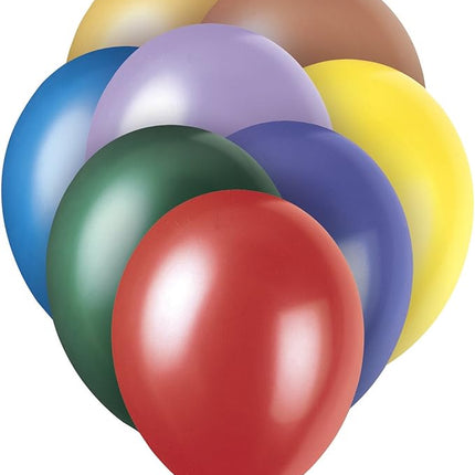 Gekleurde Ballonnen Glans 30cm 10st van Unique koop je bij Partywinkel