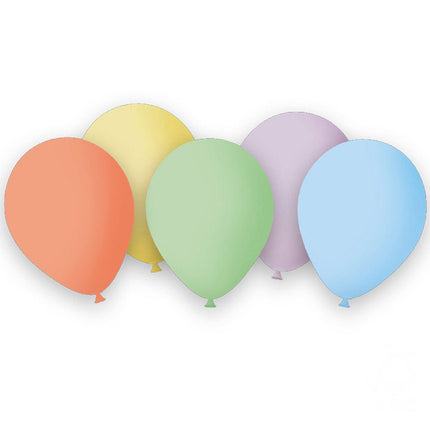 Gekleurde Ballonnen Latex Pastel Leeg 12st van Procos koop je bij Partywinkel