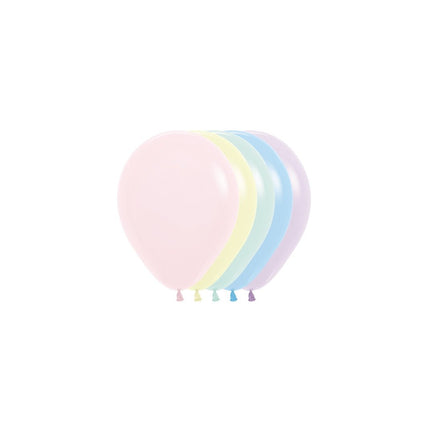 Gekleurde Ballonnen Pastel 12cm 50st van Sempertex koop je bij Partywinkel