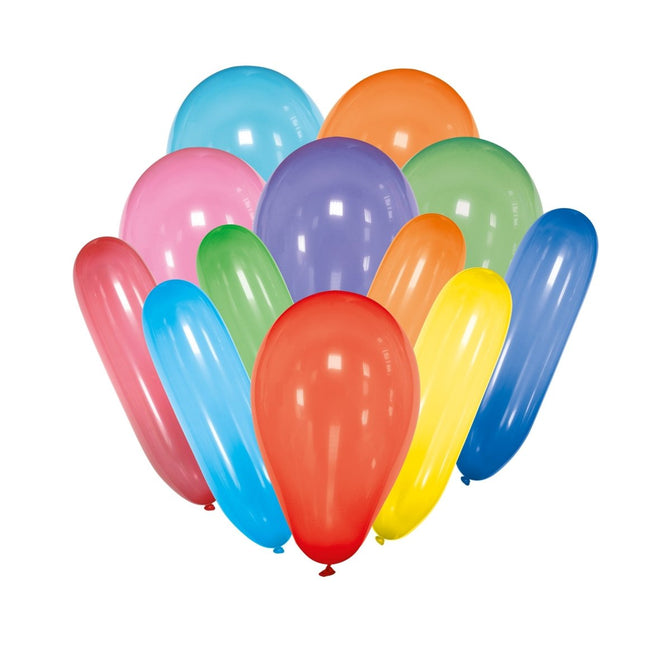 Gekleurde Ballonnen Verschillende Vormen Leeg 30st van Procos koop je bij Partywinkel