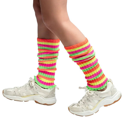 Gekleurde Beenwarmers Neon van Boland koop je bij Partywinkel