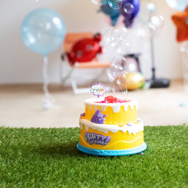 Gekleurde Bellenblaas Taart 100ml van Riethmueller koop je bij Partywinkel