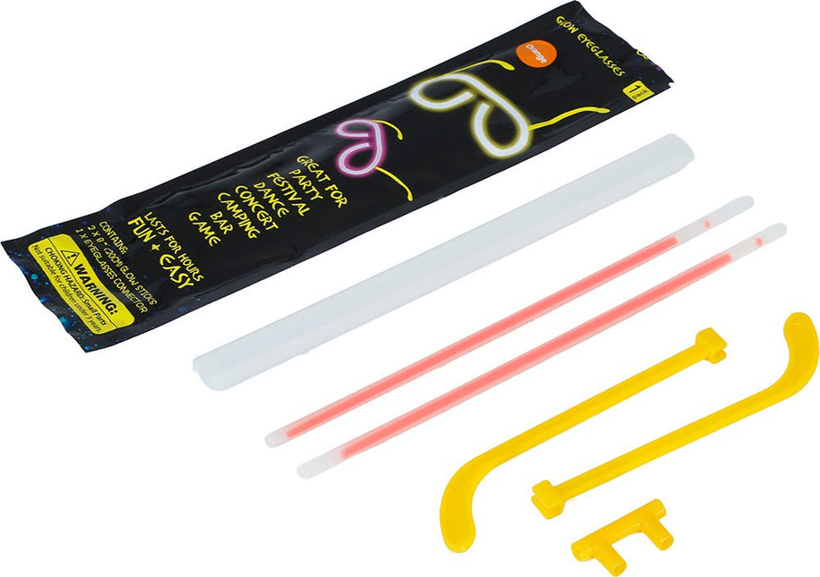 Gekleurde Bril Glow In The Dark van Fiestas Guirca koop je bij Partywinkel