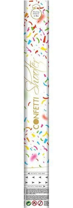 Gekleurde Confetti Kanon 40cm van Haza Witbaard koop je bij Partywinkel