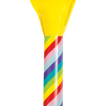 Gekleurde Feesttoeters 8st van Unique koop je bij Partywinkel