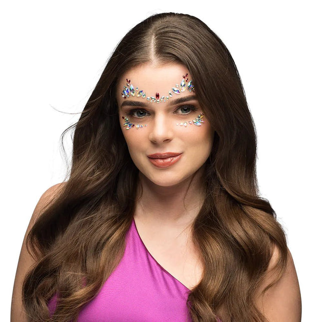 Gekleurde Gezicht Stickers Florence van Boland koop je bij Partywinkel