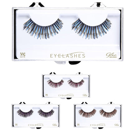 Gekleurde Nep Wimpers van Widmann koop je bij Partywinkel