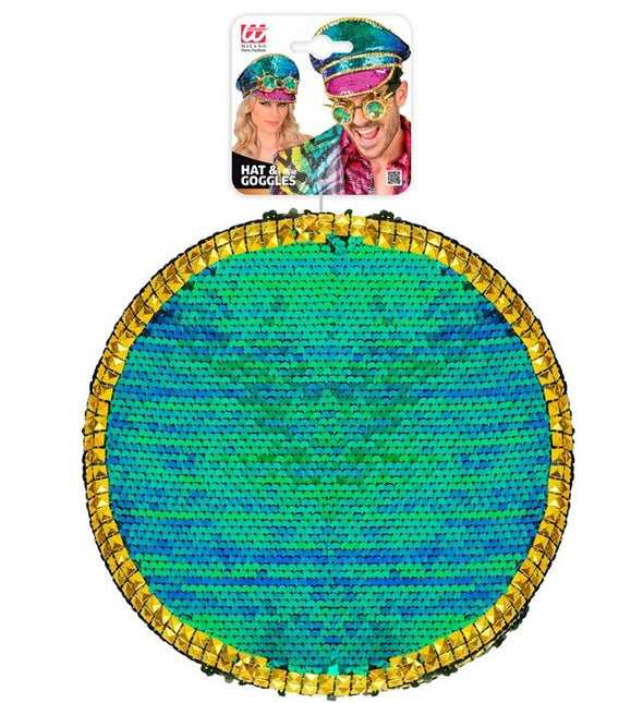 Gekleurde Pet Pailletten Met Bril van Widmann koop je bij Partywinkel