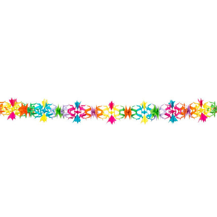 Gekleurde Slinger Bloemen Gemixed 6m van Boland koop je bij Partywinkel