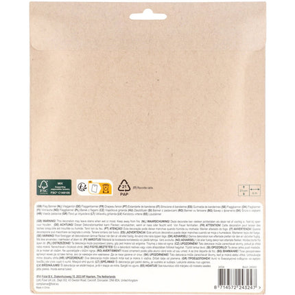 Gekleurde Slinger Pastel 6m van Folat koop je bij Partywinkel