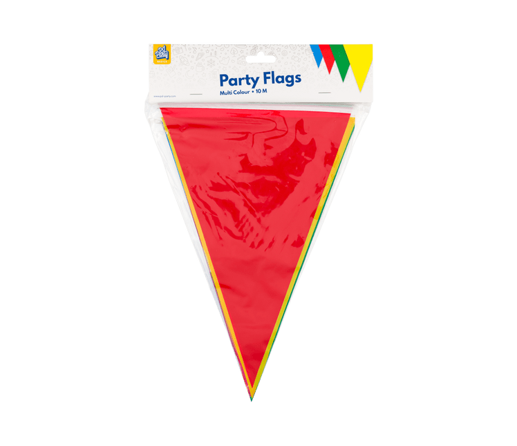 Gekleurde Slinger Plastic 10m van Paper Dreams koop je bij Partywinkel