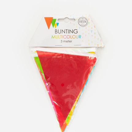 Gekleurde Slingers Mini 3m van WeFiesta koop je bij Partywinkel