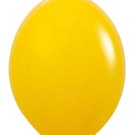 Gele Ballonnen Voor Ballonnenslinger 30cm 50st van Sempertex koop je bij Partywinkel