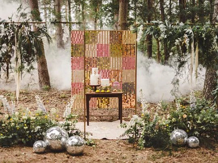 Gele Deurgordijn 30cm van Partydeco koop je bij Partywinkel