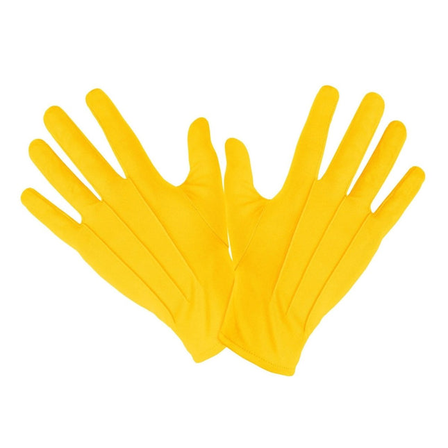 Gele Handschoenen van Widmann koop je bij Partywinkel