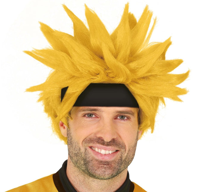 Gele Pruik van Fiestas Guirca koop je bij Partywinkel