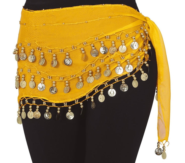 Gele Rok Buikdanseres 1,35m van Fiestas Guirca koop je bij Partywinkel